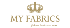 logo my fabrics gold